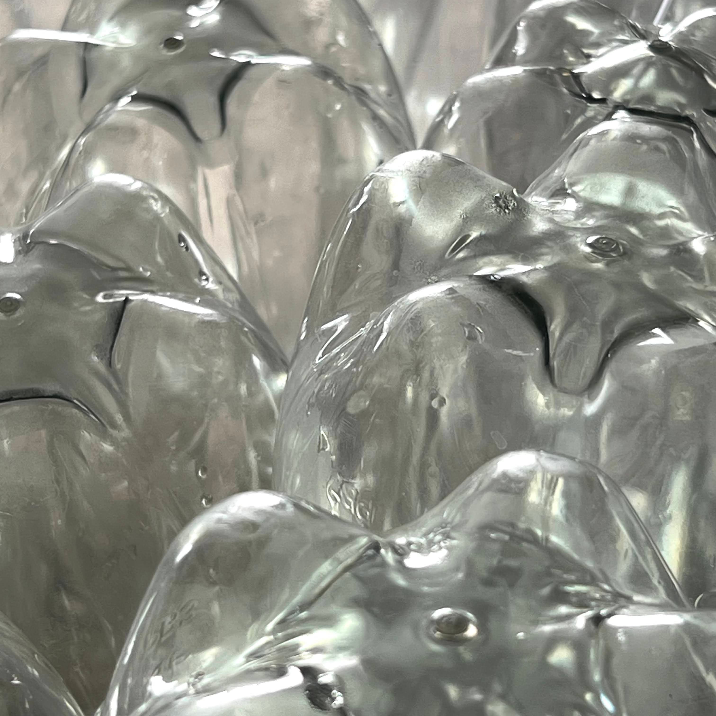 Collected PET bottles waiting to be sorted